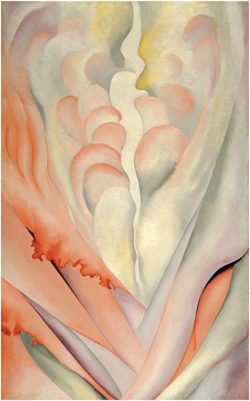  Georgia O’Keeffe, Flower Abstraction, 1924. Oil on canvas, 48 × 30 in. (121.9 × 76.2 cm). Whitney Museum of American Art, New York; 50th Anniversary Gift of Sandra Payson  85.47  On view © 2009 Georgia O’Keeffe Museum / Artists Rights Society (ARS), New York 